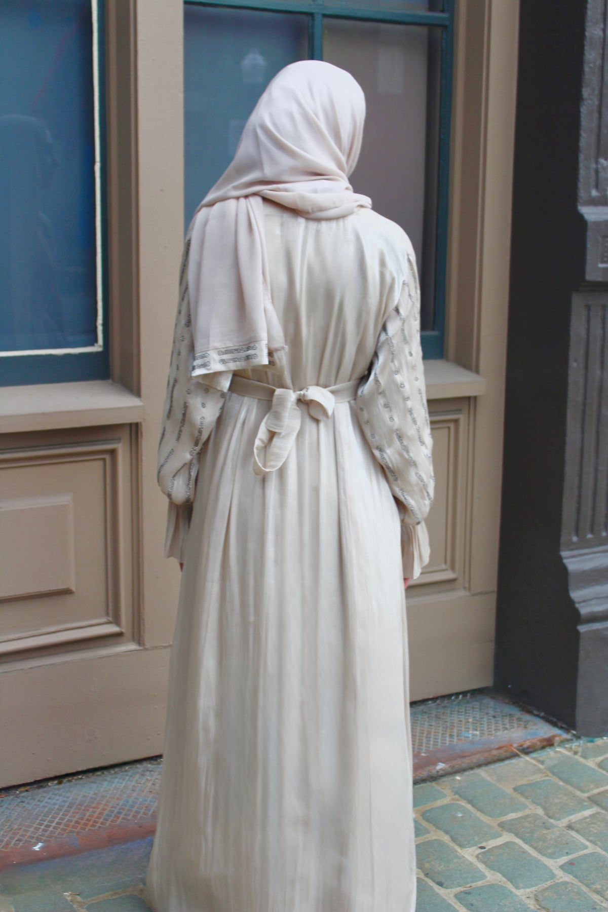 Light Beige Abaya