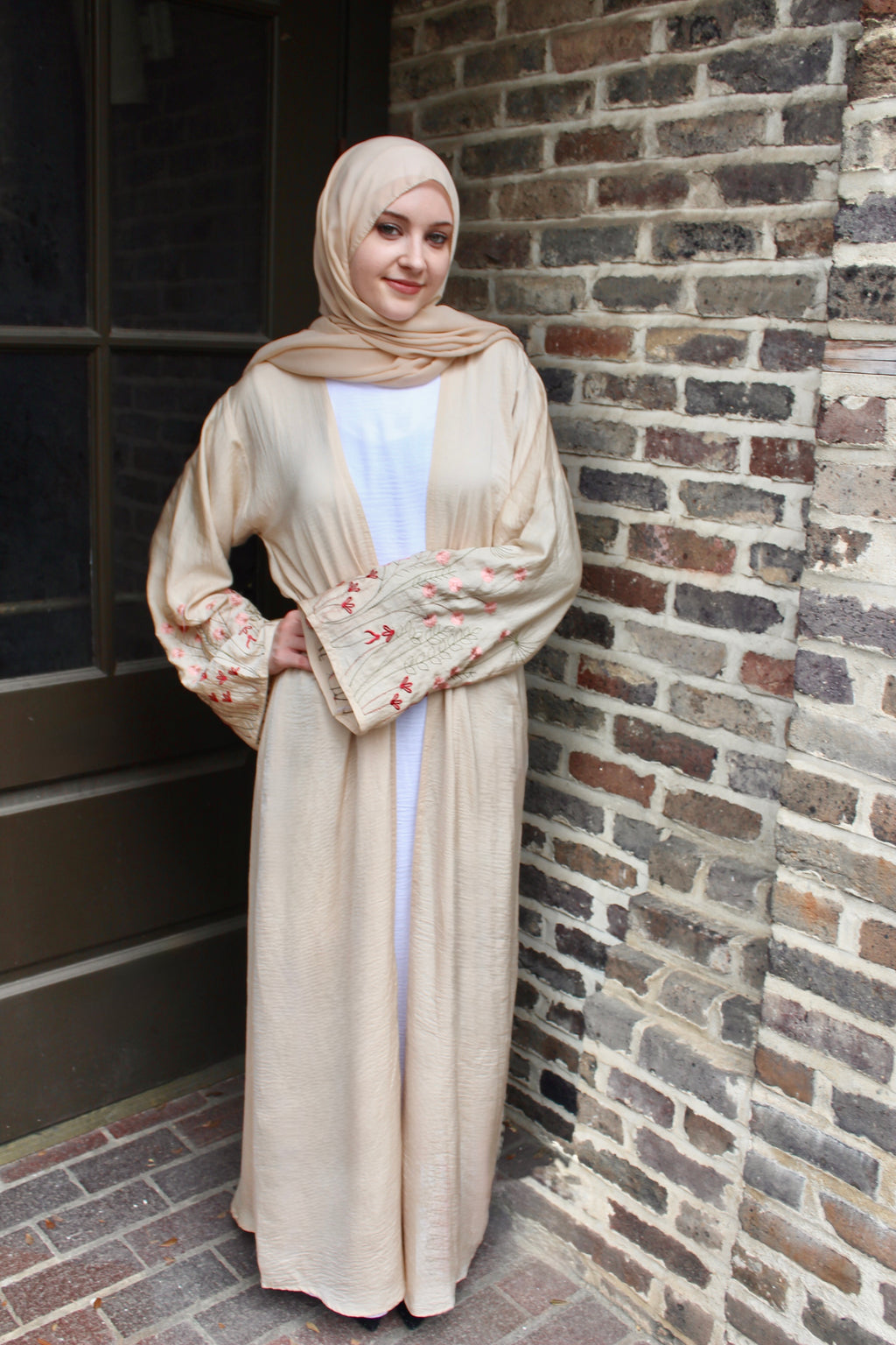 Light Beige Abaya