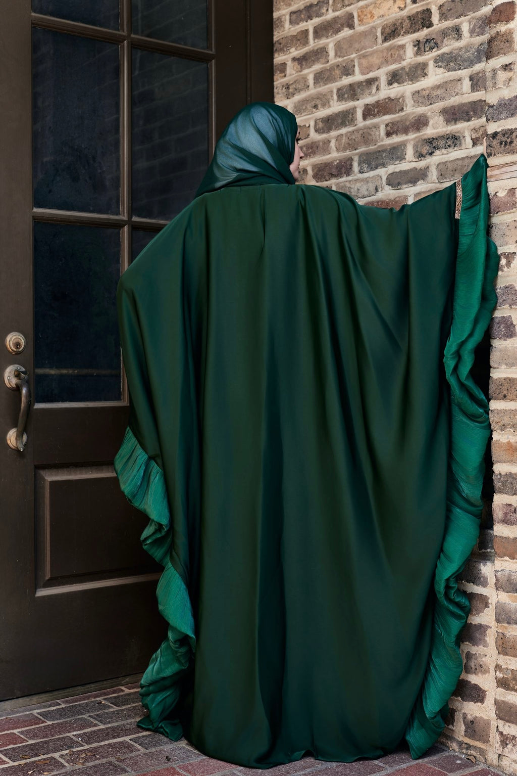 Butterfly Ruffle Abaya