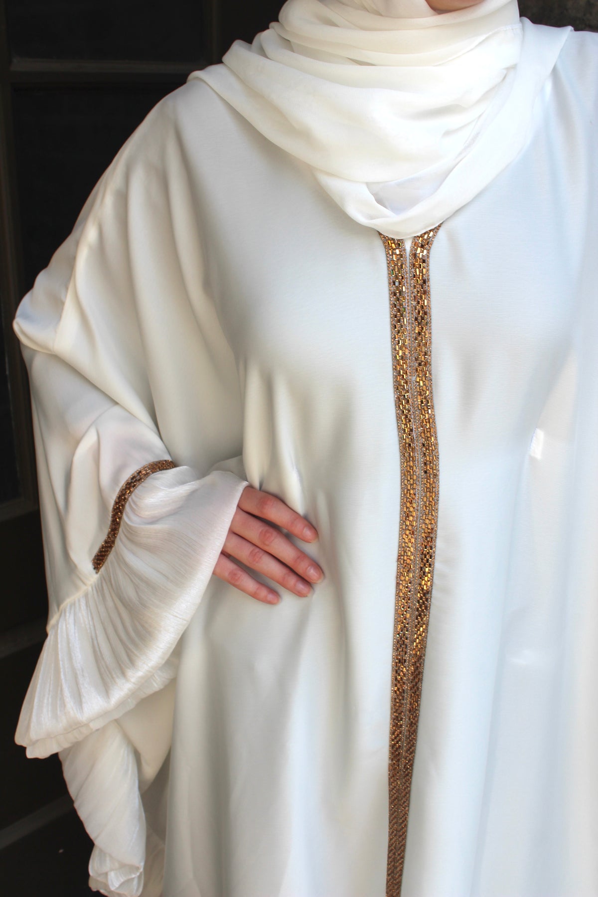 Butterfly Ruffle Abaya