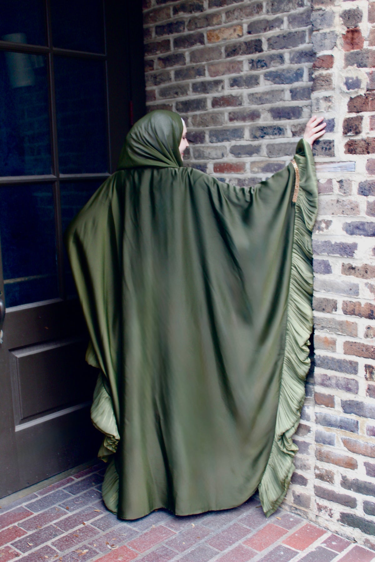 Butterfly Ruffle Abaya
