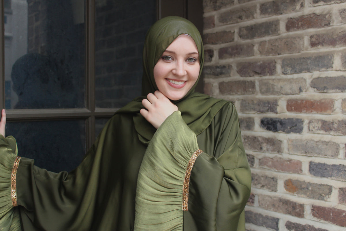 Butterfly Ruffle Abaya