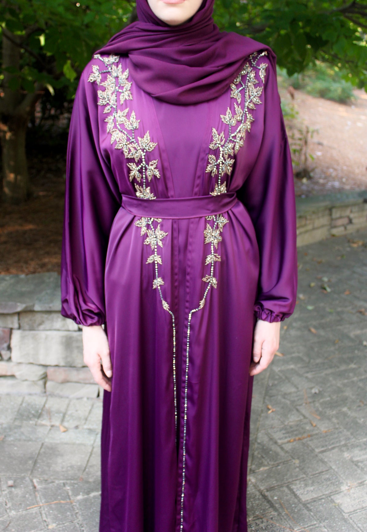Purple Abaya