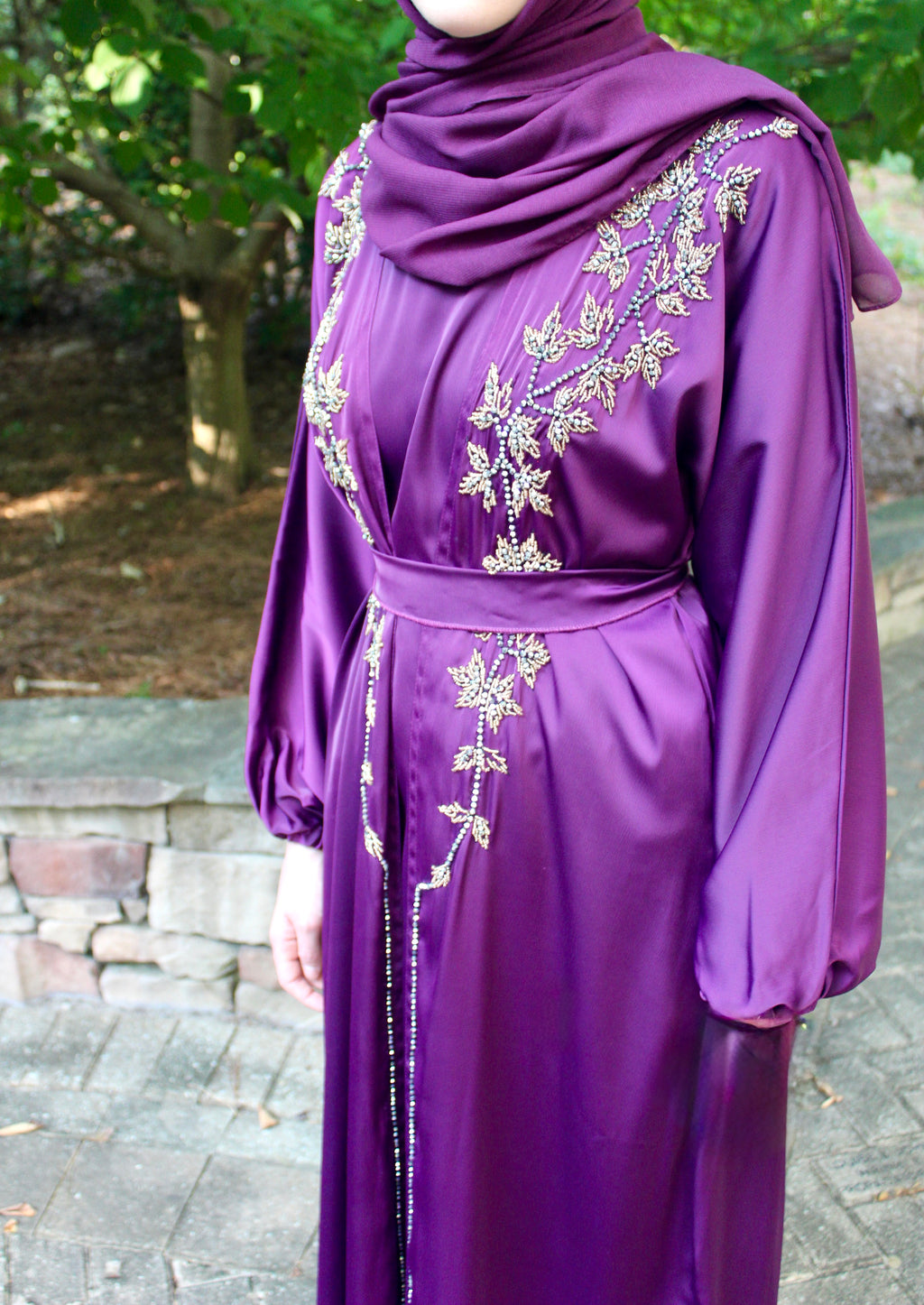 Purple Abaya