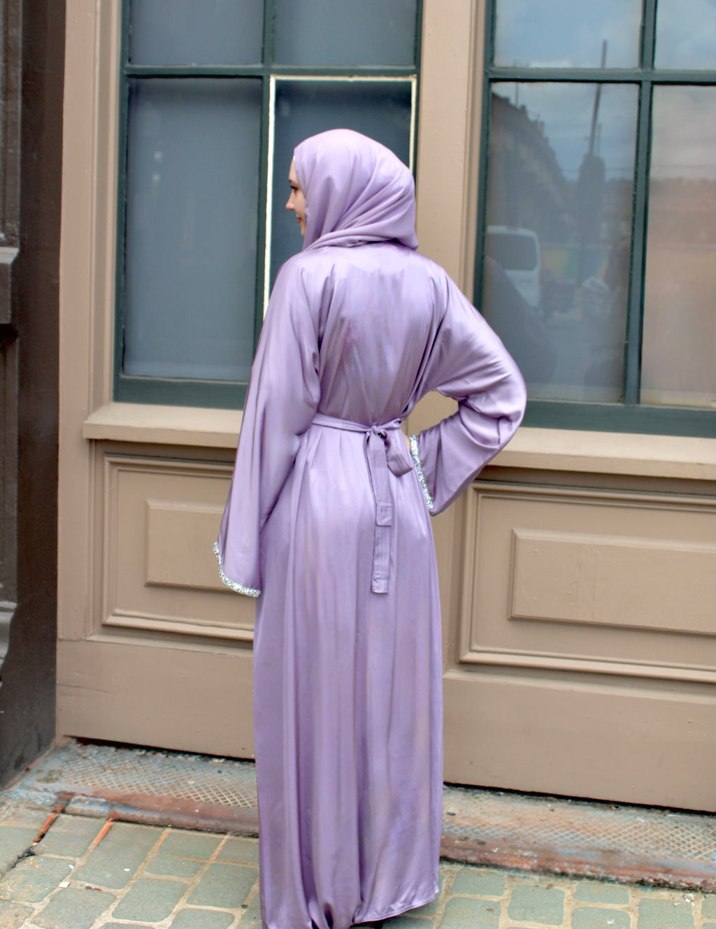 Lavender Abaya