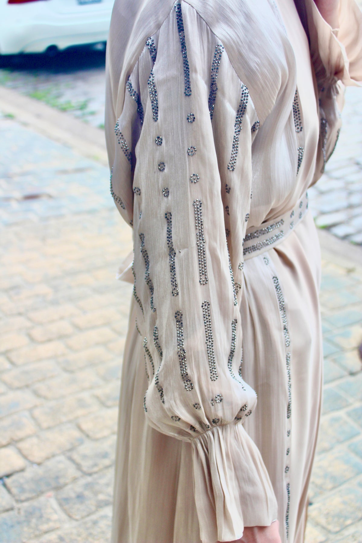 Light Beige Abaya