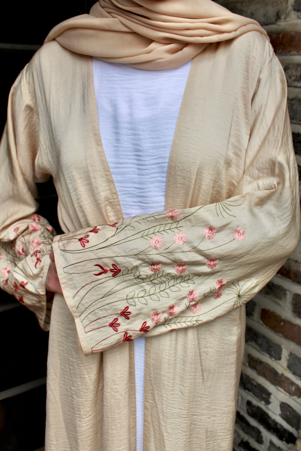 Light Beige Abaya