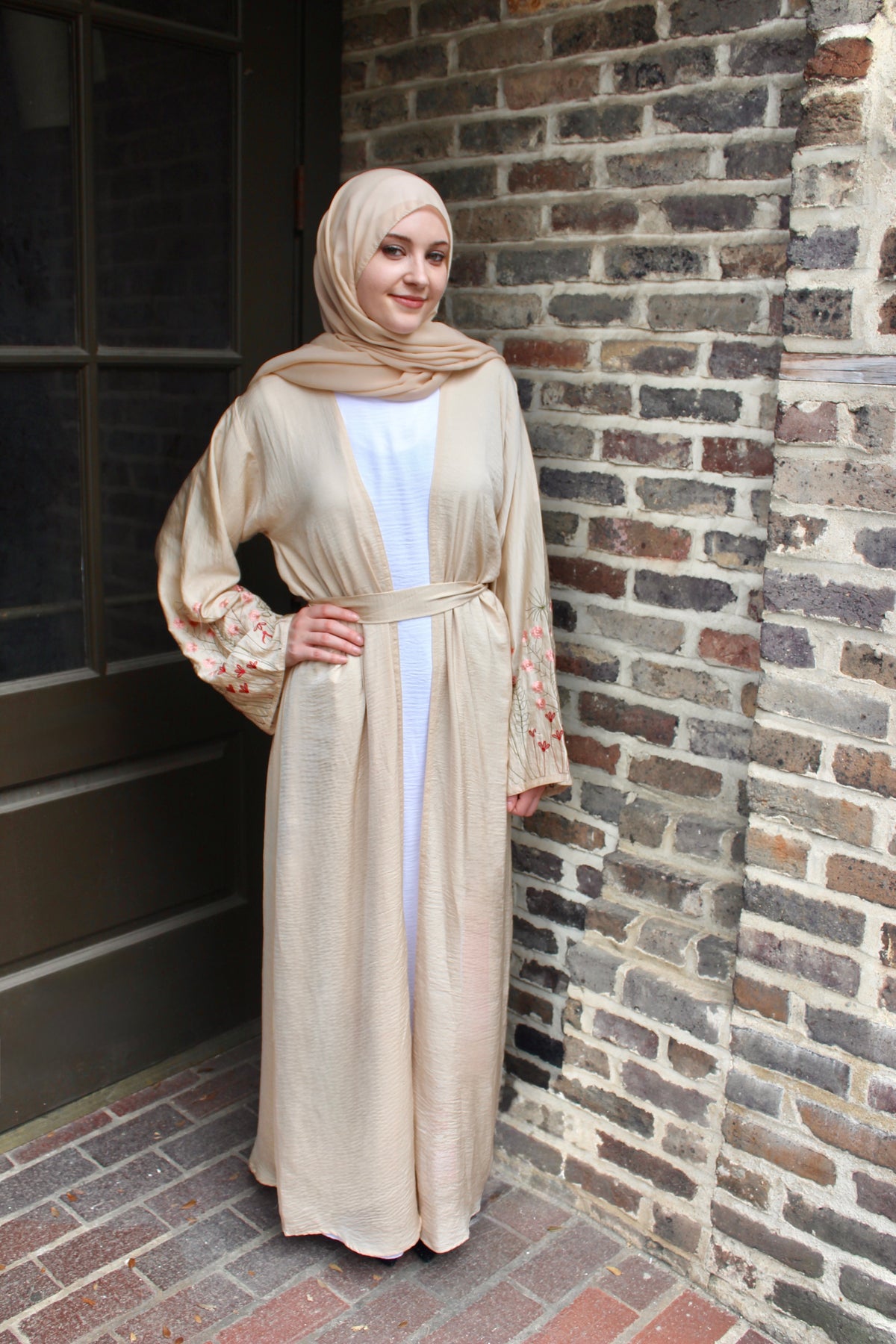Light Beige Abaya